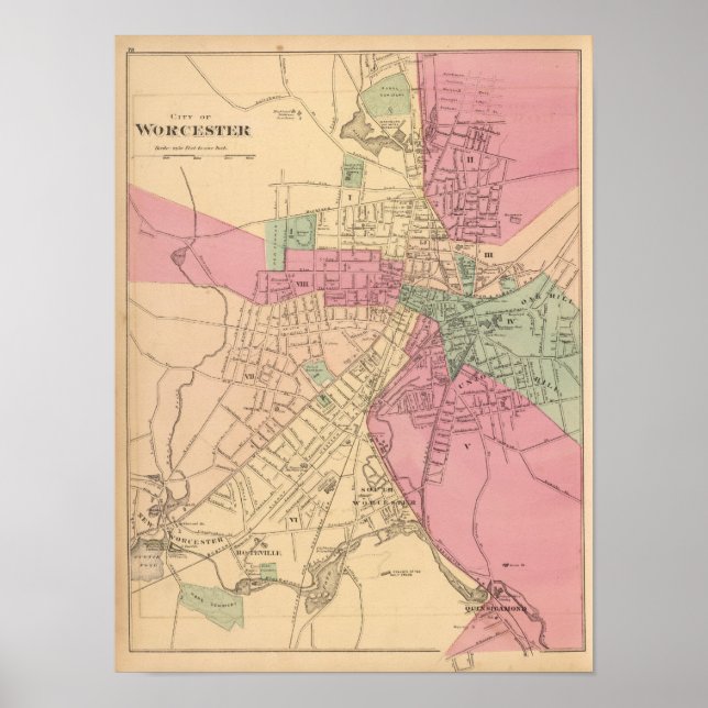 Póster Worcester (Frente)