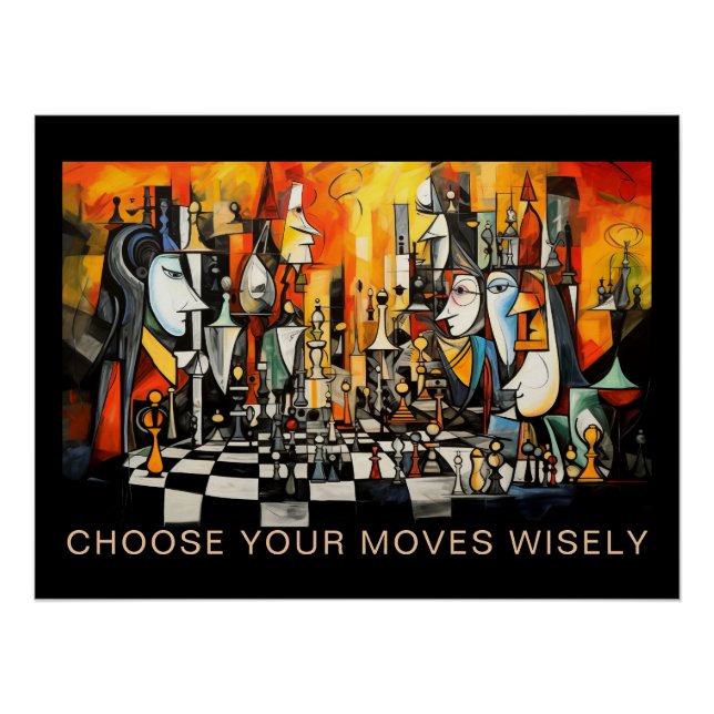 Póster Words of Wisdom Chess  (Anverso)