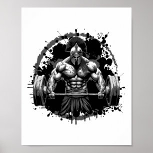Póster Workout Dream Style Inc Spartan Bodybuilding Gladi