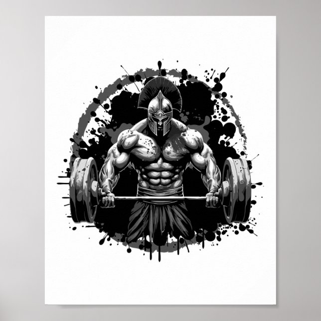Póster Workout Dream Style Inc Spartan Bodybuilding Gladi (Frente)