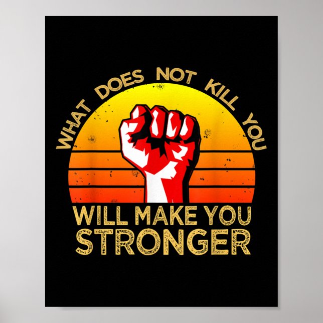 Póster Workout Insration Motivational Saying Men Women  (Frente)