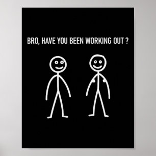 Póster Workout Meme Levanta Gimnasio Gracioso Y Sayin De 
