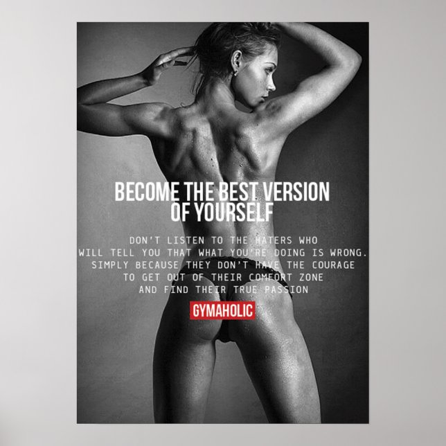 Póster Workout Motivational (Frente)