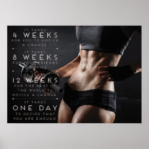 Póster Workout Motivational