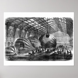 Póster Workshop for the Manufacture of Mail Balloons