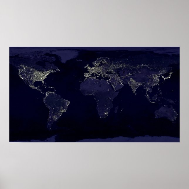 Póster World at night poster (Frente)