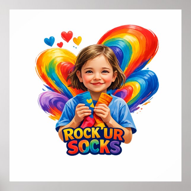 Póster World Down Syndrome Day shirt (Frente)