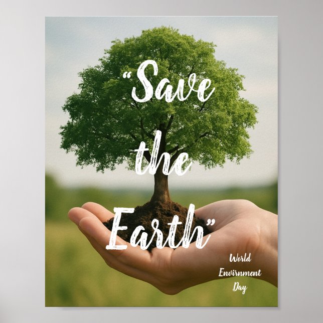 Póster World Environment Day Poster (Frente)
