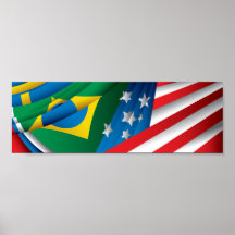 World Flags Poster, Estados Unidos, Brasil y más