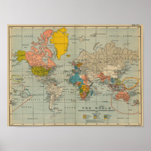 Póster World in 1910