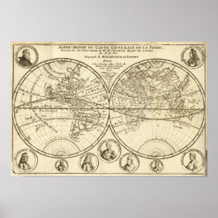 Póster World Map 4
