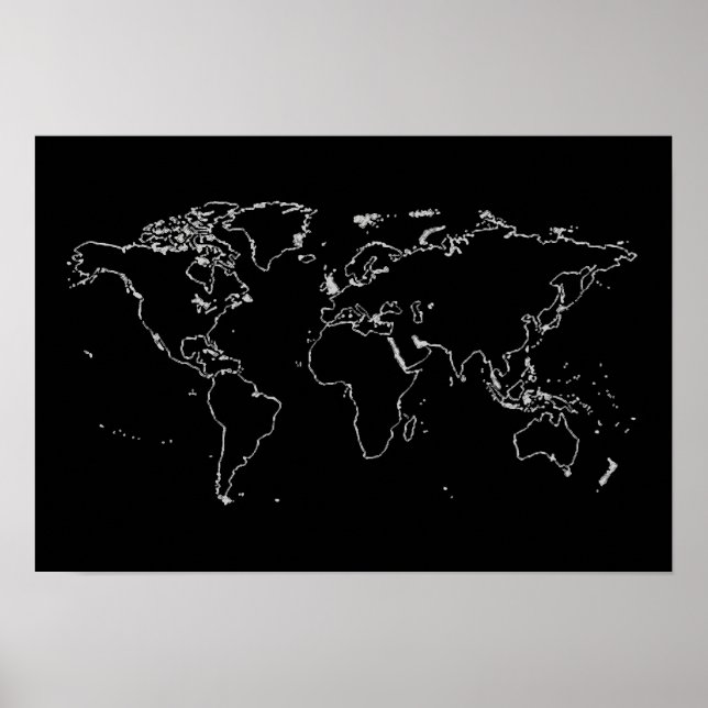 Póster world map . planispheres (Frente)