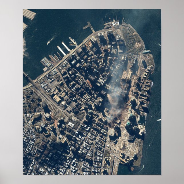 Póster World Trade Center después del 11 de septiembre de (Frente)