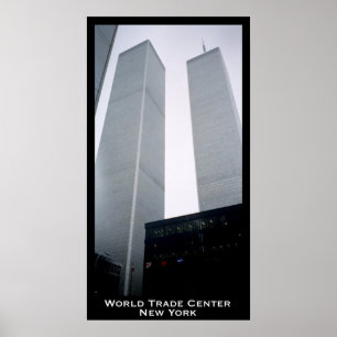 Póster World Trade Center, torres gemelas, Nueva York