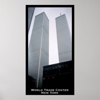 Póster World Trade Center, Twin Towers, Nueva York