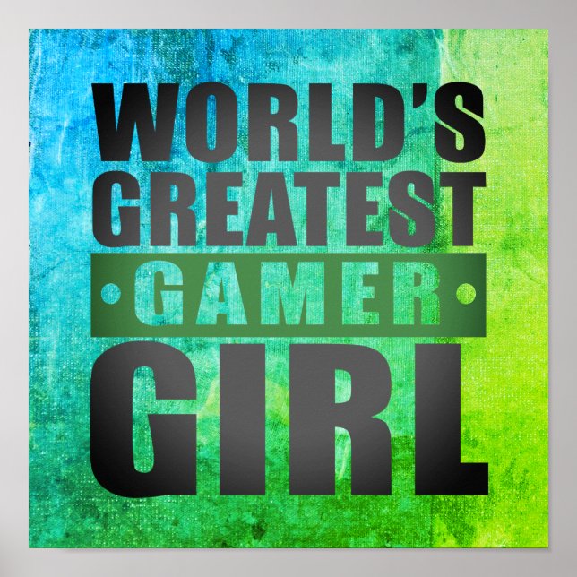 Póster World's Greatest Gamer Girl (Frente)