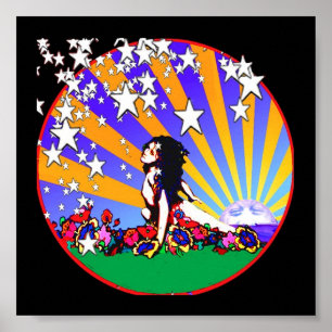 Póster Worrld colorido