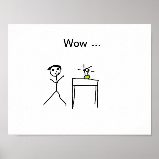 Póster Wow... (Frente)