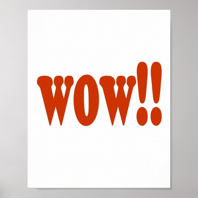 Póster wow (Frente)