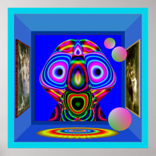 Póster WoW and William-Adolphe Bouguereau