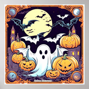 Póster Wow Halloween Thrill