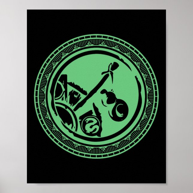 Póster Wow Monk Role Playing Gamer  (Frente)
