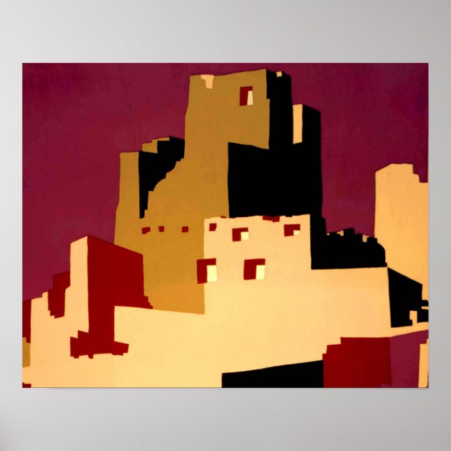 Póster WPA del Suroeste del Pueblo WPA Nacional (Frente)