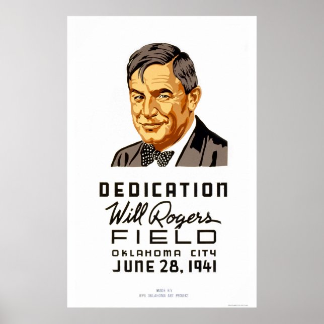 Póster WPA Will Rogers Field 1941 (Frente)