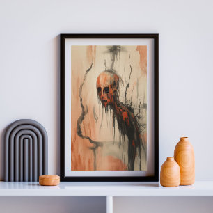 Póster Wraith en Bloom - Fantasía surrealista oscura