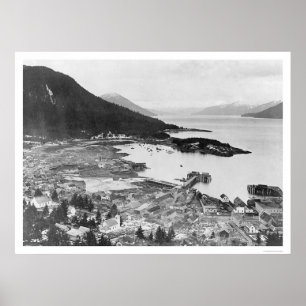 Póster Wrangell, Alaska Panorama 1914