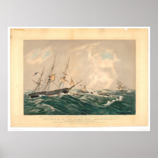Póster Wreck of the Steamship "San Francisco" (1877A)
