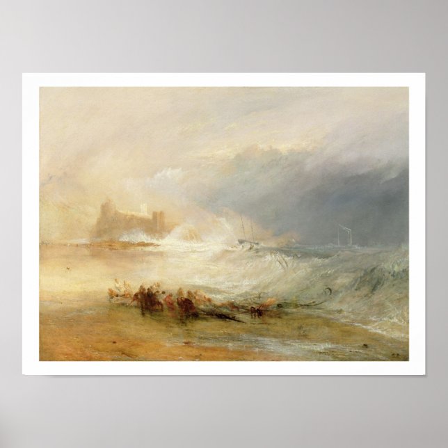 Póster Wreckers - Costa de Northumberland, con vapor B (Frente)