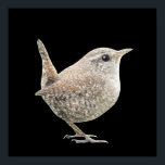 Póster Wren Poster (negro)<br><div class="desc">"Wren" un boceto original de MWright para artwright. Arte moderno asequible para sus paredes.</div>