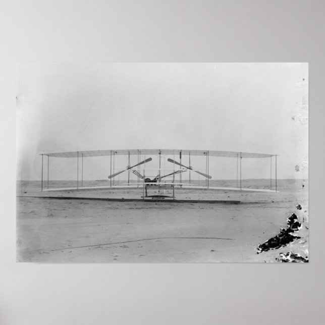 Póster Wright Brothers 1903 Machine (front view) (Frente)