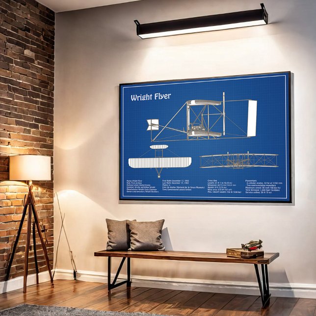 Póster Wright Flyer- Planes de Planes de Plano de Plano d (Subido por el creador)