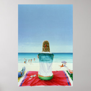 Póster Wrigley engoma al chica II