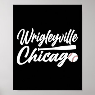 Póster Wrigleyville Chicago Baseball American