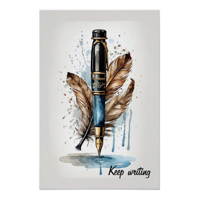 Póster Writer (Anverso)