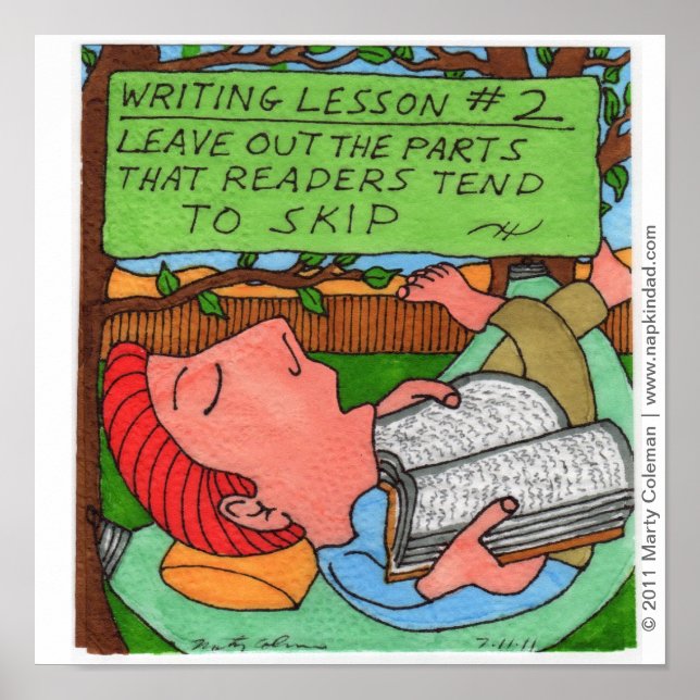 Póster Writing Lesson #2 (Frente)