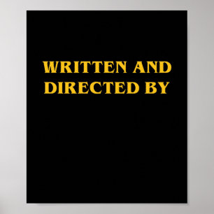 Póster Written and Directed By - Fill Buff Gift