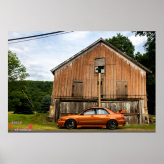 Póster WRX out for a spin in the country