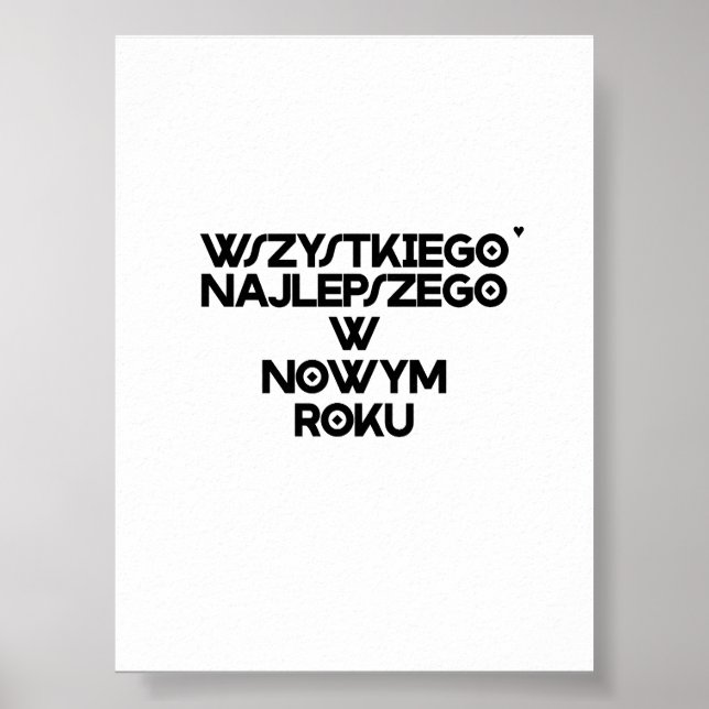 Póster Wszystkiego najlepszego w Nowym Roku - poster (Frente)