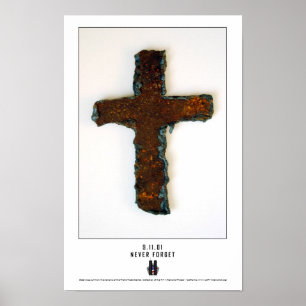 Póster WTC Steel Cross Print