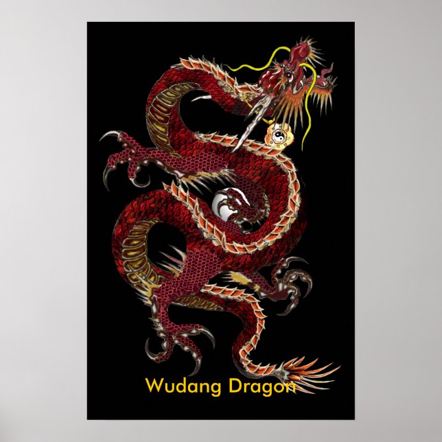 Póster Wudang Dragon Poster - Personalizado (Frente)