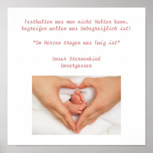 Póster Wunderschönes Sternenkind Poster