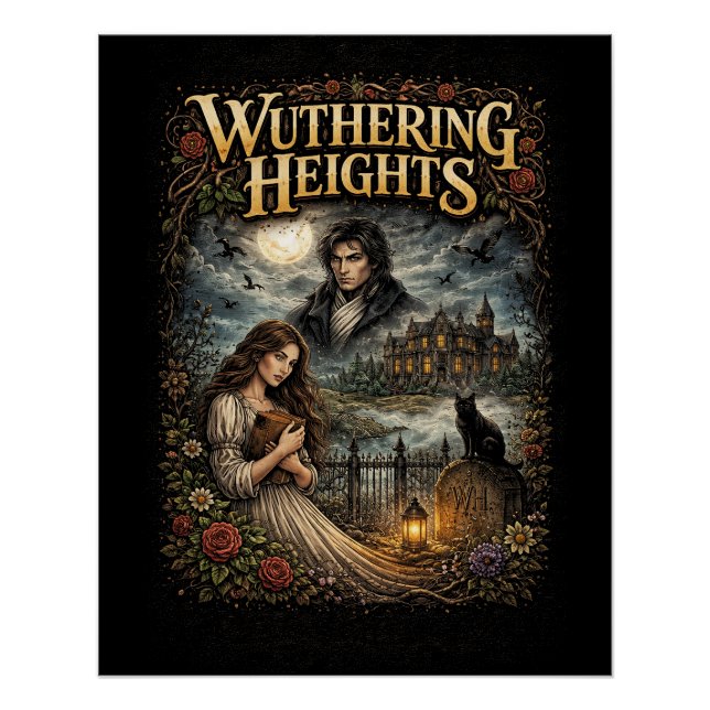 Póster Wuthering Heights (Anverso)