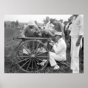 Póster WW1 Maqueta De Máquina, 1917