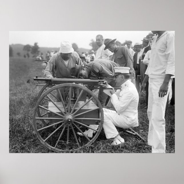 Póster WW1 Maqueta De Máquina, 1917 (Frente)
