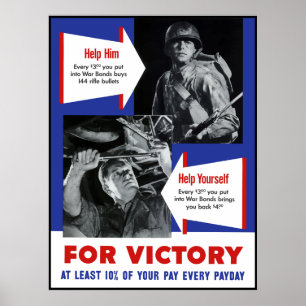 Póster WW2 Victory Poster -- Border