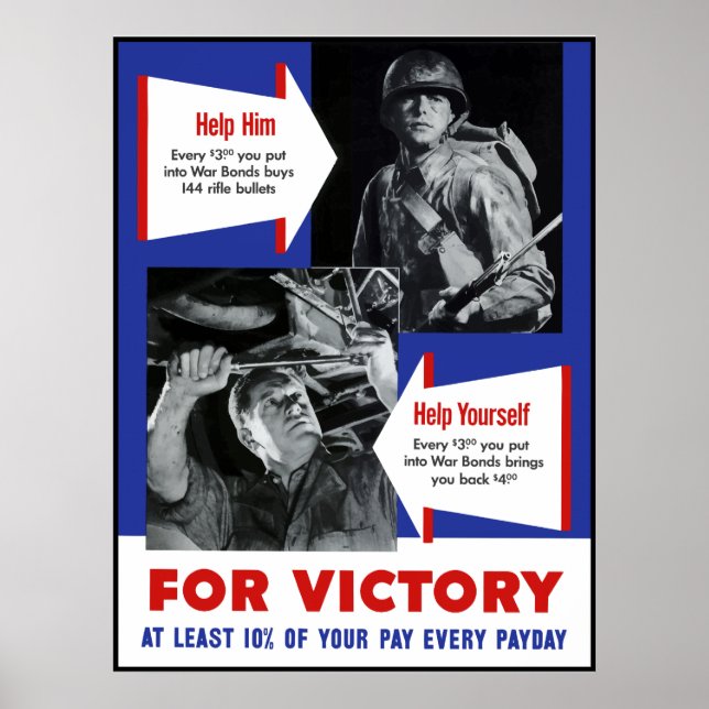 Póster WW2 Victory Poster -- Border (Frente)